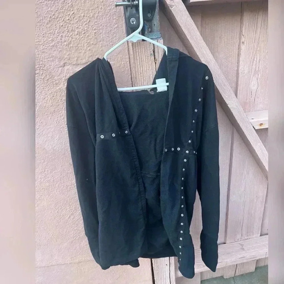 Rare Norma Kamali Everlast Black Snap Closure Jacket - Picture 4 of 4